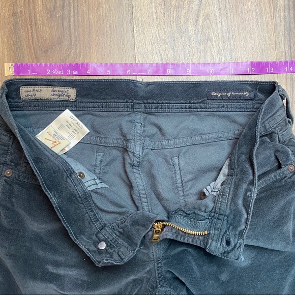 Citizens of Humanity Ava Low rise gray velvet Sz29 - Picture 5 of 6